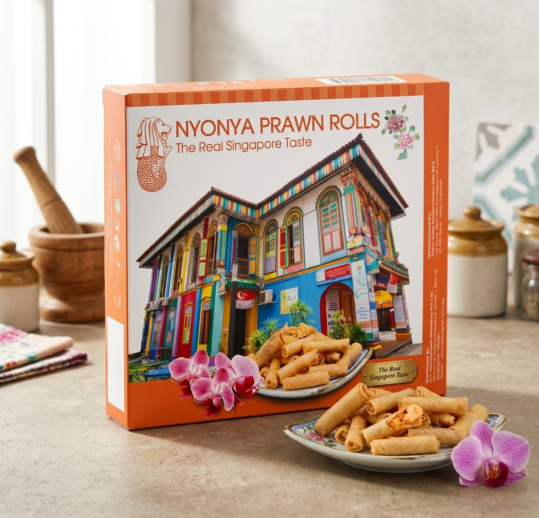 Nyonya Prawn Rolls